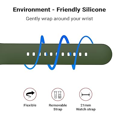 Green Silicone Plane Hock Lock Strap