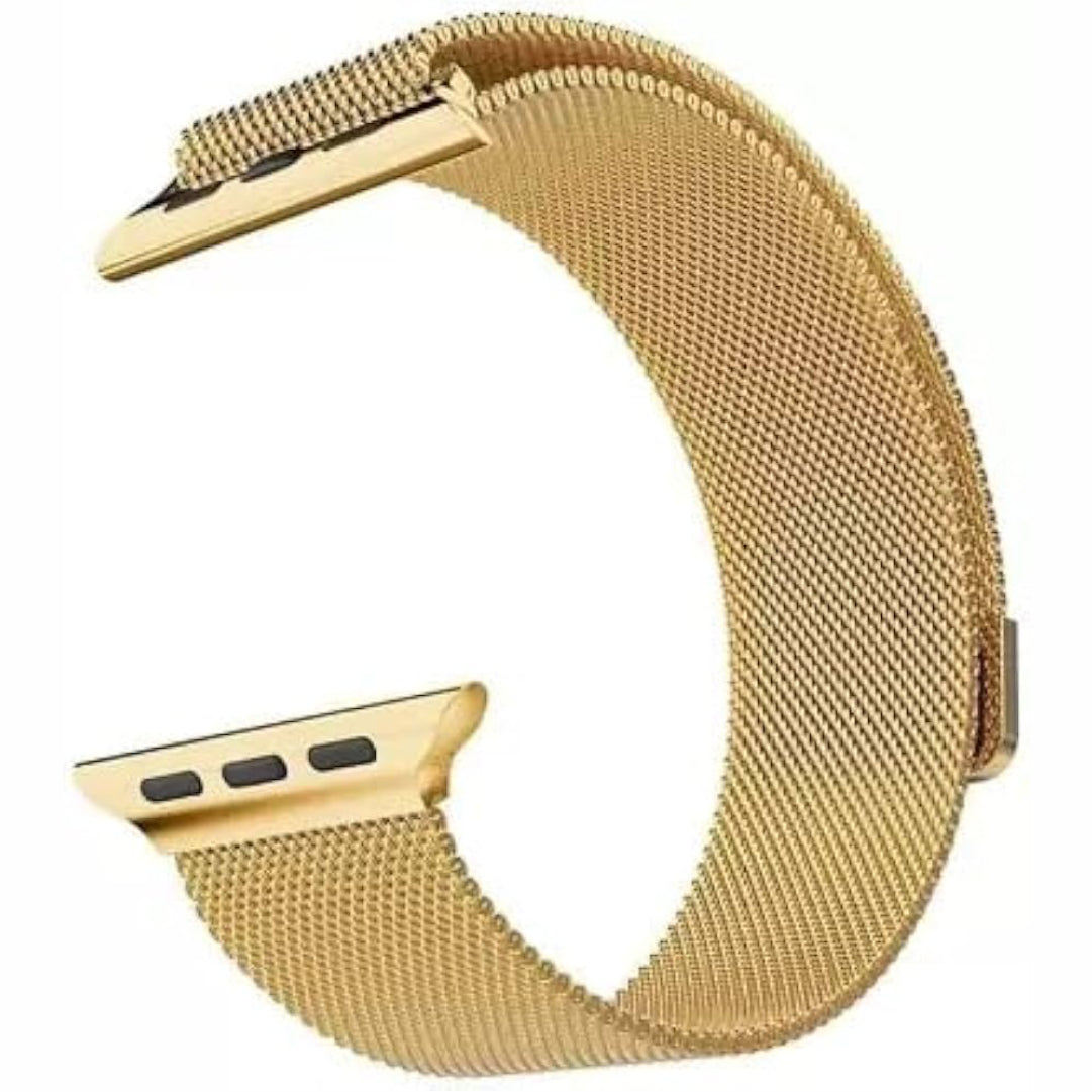 Gold Stainless Steel with Magnetic Wristband Strap