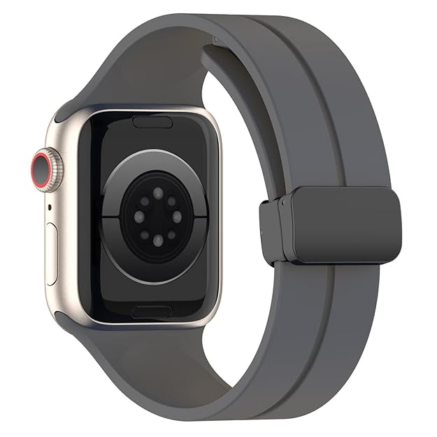 Silicone Magnetic Buckle Spacy Grey