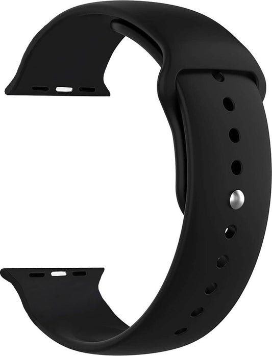 Plane Silicone Strap Black