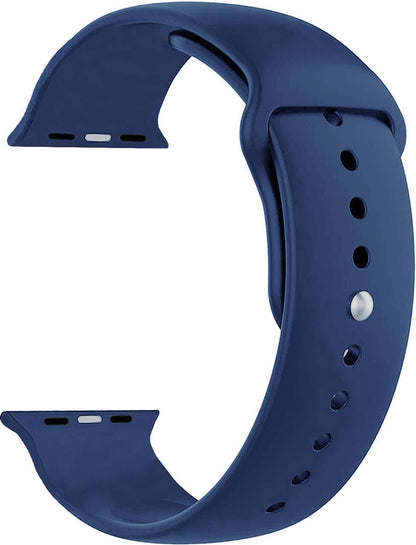 Plane Silicone Strap Dark Blue
