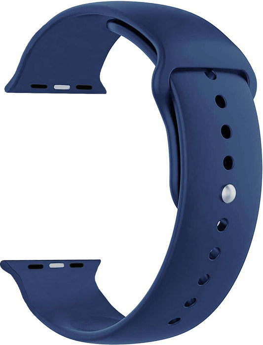 Plane Silicone Strap Dark Blue