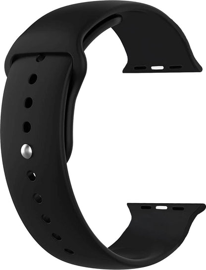 Plane Silicone Strap Black