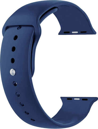 Plane Silicone Strap Dark Blue