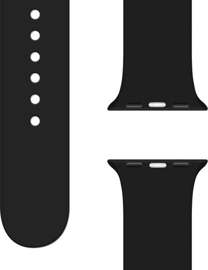 Plane Silicone Strap Black