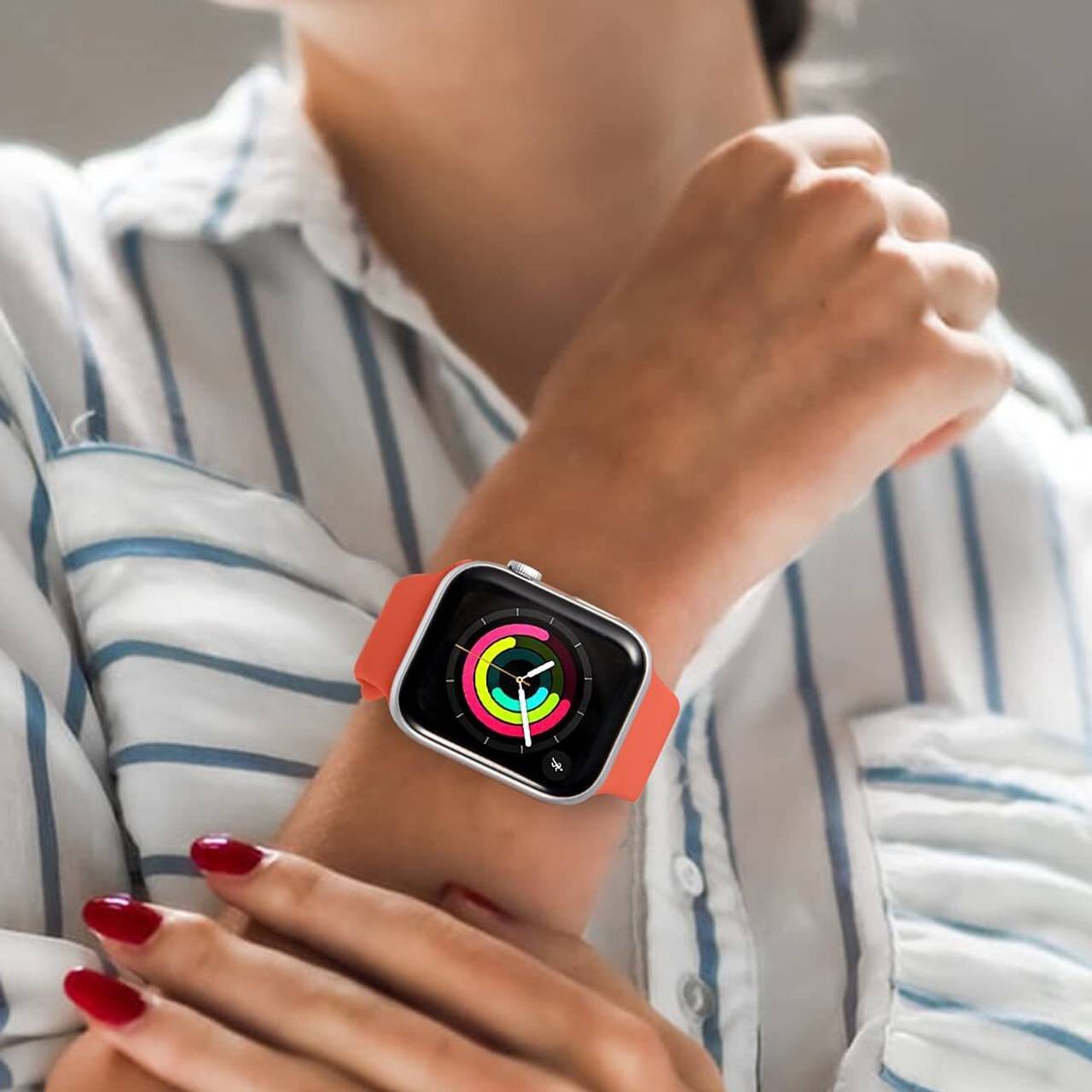 Plane Silicone Strap Orange