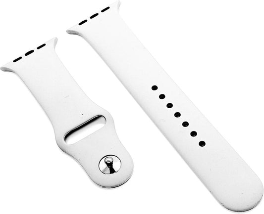 Plane Silicone Strap White